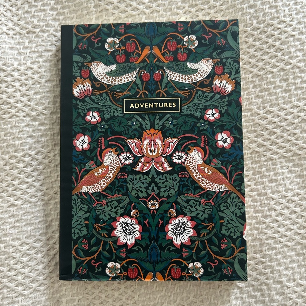 William Morris Strawberry Thief Adventure Journal